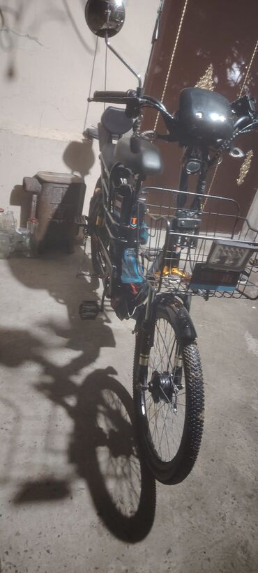 Elektrik velosipedlər: İşlənmiş Elektrik velosipedi Toba, 24", sürətlərin sayı: 1, 500-750 Vt, Ünvandan götürmə — 3