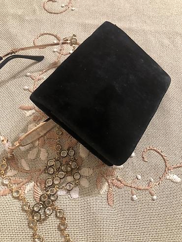 Portmone, pulqabıları: Əl işi zərif cüzdan/kiçik çanta - Material: Qara məxmər parça — 5