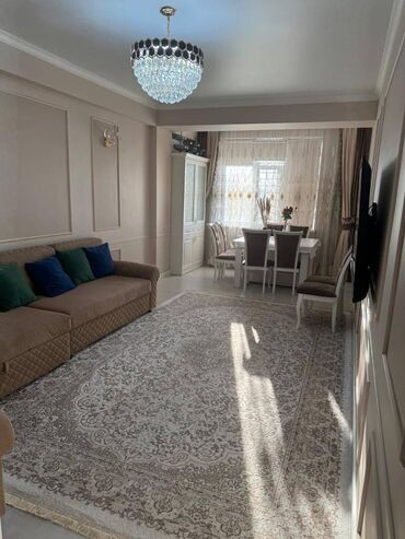 квартира на лень: 2 бөлмө, 80 кв. м, Элитка, 7 кабат, Дизайнердик ремонт