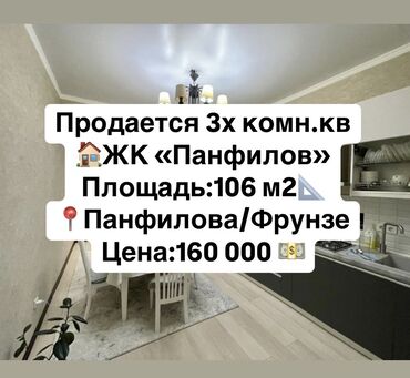 Продажа домов: 3 комнаты, 105 м², Элитка, 14 этаж