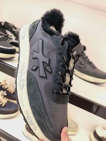 Кроссовки и спортивная обувь: Premiata Мужские-Женские кроссовки в ретро-стиле с массивной подошвой — 16