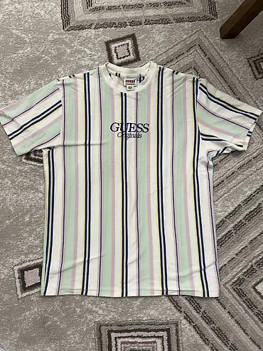 Футболки: Мужская футболка, Стандарт, Guess, Б/у, Самовывоз — 1