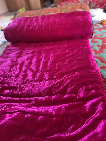 ысык куле: ✨ Колго жасалган кыжыма жууркан сатылат ✨ 🛏️ 2 кишилик 🌿 Ичи жүн + — 2