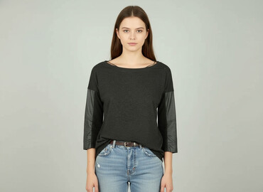 kurtka jeansowa z futerkiem bershka: Bershka, Bluzka damska, rozmiar S