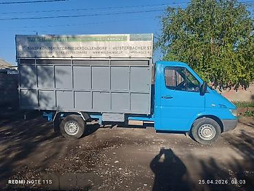 авто телешка: Легкий грузовик, Mercedes-Benz, Стандарт, Б/у — 2