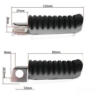 globber 4 in 1: Univerzalni set oslonaca za noge za motocikle/skutere – prednji i — 3
