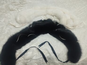 чехол для документов: Меховые горжетки-накидки - Модель: объемная меховая горжетка на