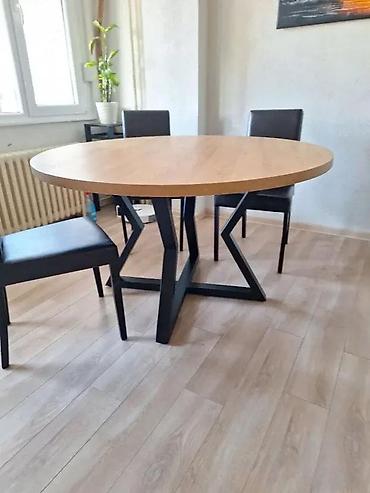 ormar dubine 35 cm: OKRUGLI TRPEZARIJSKI STOLOVI DEZEN PO ŽELJI X76 | Kontakt telefon — 10