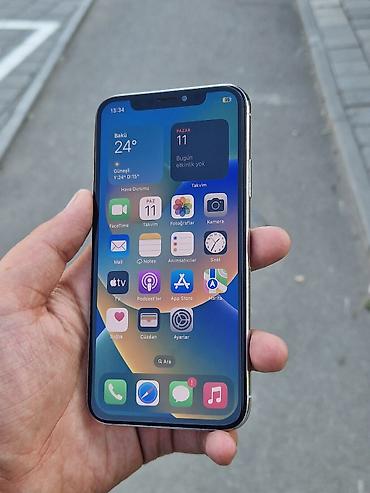 iphone 11max: IPhone X, 64 GB, Ağ, Zəmanət, Simsiz şarj, Face ID — 3