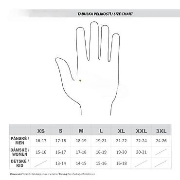Oprema za bicikliste: RUKAVICE FORCE CALM, CRNE | Jesenje/prolećne biciklističke — 5