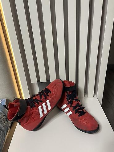 борцовки: Мужские кроссовки, 39, 39.5, Adidas, Б/у, цвет - Красный, Самовывоз, Платная доставка — 7