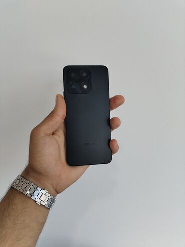 telofon ucuz: Honor X8a, 128 ГБ, цвет - Серый, Кнопочный, Отпечаток пальца, Две SIM карты