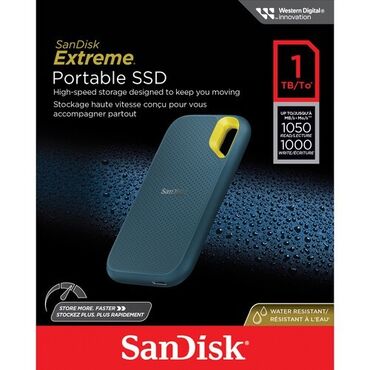 ssd 500gb: Xarici SSD disk Sandisk, 1 TB, Yeni