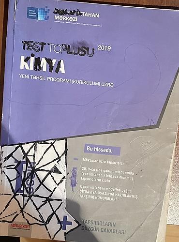Testlər: Məhsul: DİM “Kimya” test toplusları və “Məktəblinin izahlı lüğəti” — 3