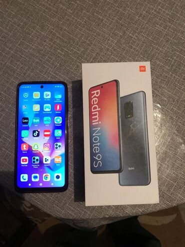 xiaomi redmi 9 qiyməti: Xiaomi Redmi Note 9S, 64 GB, rəng - Göy, 
 Barmaq izi