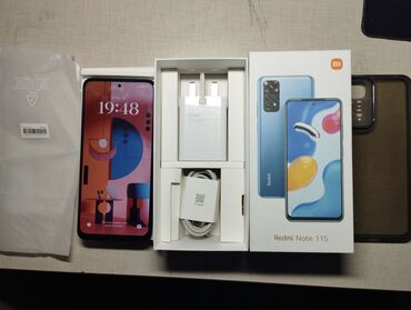 иштетилген телефондор: Redmi, Redmi Note 11S, Колдонулган, 128 ГБ, түсү - Боз, 2 SIM