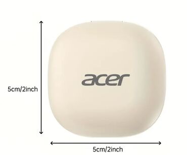 Kompüter, noutbuk və planşetlər: Simsiz (Bluetooth) Qulaqcıqlar, Acer, rəng - Bej