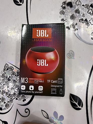 jbl: JBL M3 Mini Portable Speaker – qırmızı - Kompakt, sferik dizayn; — 4