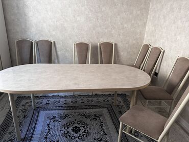 офисные столы бу: Комплект стол и стулья Б/у