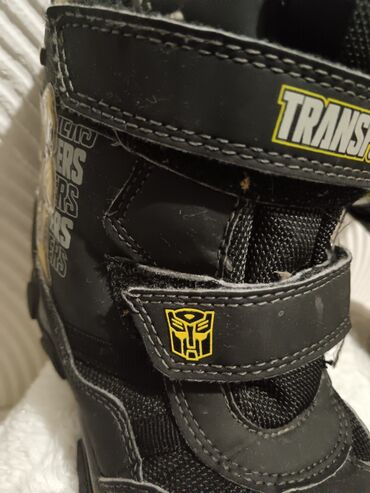 Čizme: Dečje zimske čizme Transformers (Bumblebee motiv) - Boja: crna sa — 8