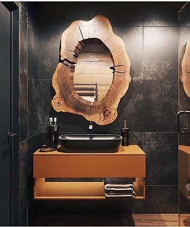 kuxna skaflari: Hamam mebeləri Moydadırlar dolablar led işığlı güzgülər duş kabinlər — 6