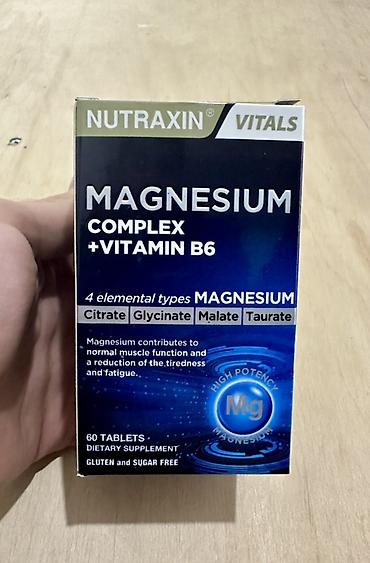 etir qab: Nutraxin Vitals Magnesium Complex + Vitamin B6 – qidadan əlavə — 7