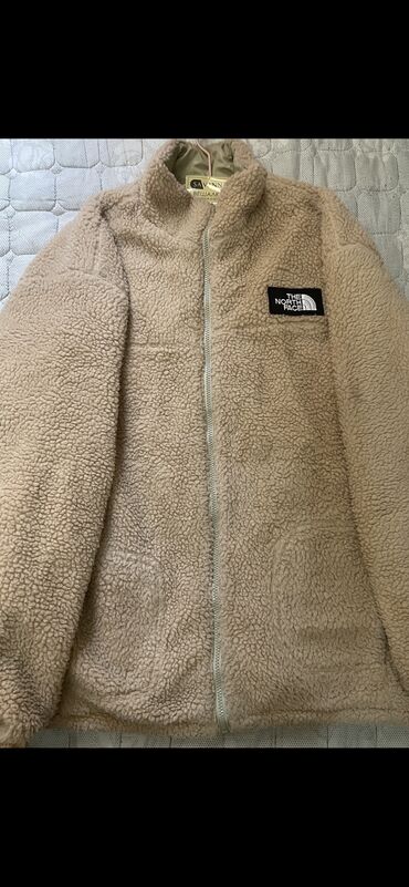 куртка зимняя мужская north face: Куртка XL (EU 42), түсү - Саргыч боз