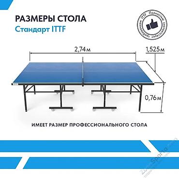 Профессиональный теннисный стол (настольный теннис), соответствующий