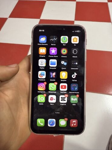 iphone xs plata: IPhone 11, Ağ, Face ID
