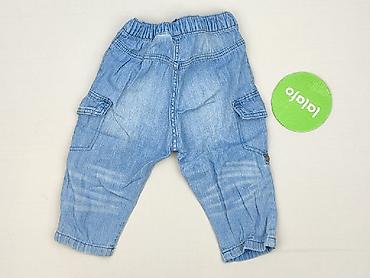 koszule moro: Spodnie jeansowe, H&M, 9-12 miesięcy, stan - Bardzo dobry — 3