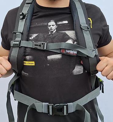 Sportske torbe i rančevi: Planinarski ranac Sentman Adventure 40L – zeleni/sivo-crni - — 6