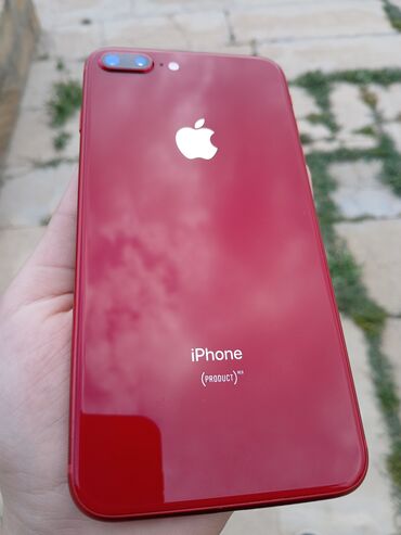 Apple iPhone: IPhone 8 Plus, 64 GB, Qırmızı, Barmaq izi