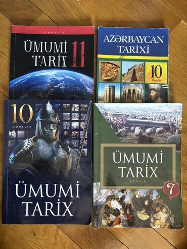 Всеобщая история: Orta məktəb tələbələri üçün nəzərdə tutulmuş dörd ədəd dərslik dəsti