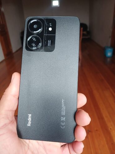 corek bisirme aparati: Redmi 13C, 128 GB, rəng - Qara, Sensor, Barmaq izi, İki sim kartlı
