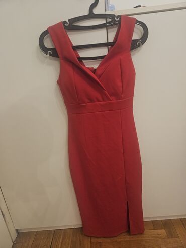 krem sako: S (EU 36), color - Red, Cocktail, With the straps