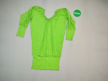 Bluza, L (EU 40), wzór - Jednolity kolor, kolor - Zielony