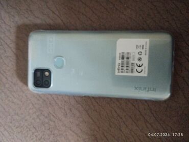 новый телефоны: Infinix HOT 30i, Новый, 64 ГБ, цвет - Зеленый, 2 SIM