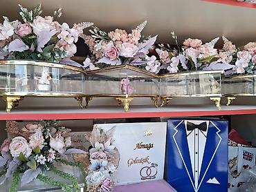 Toy və nişan üçün dekorativ aksesuarlar dəsti - Şüşə və qızılı lalafo.az -da Toy və nişan üçün dekorativ aksesuarlar dəsti - Şüşə və qızılı