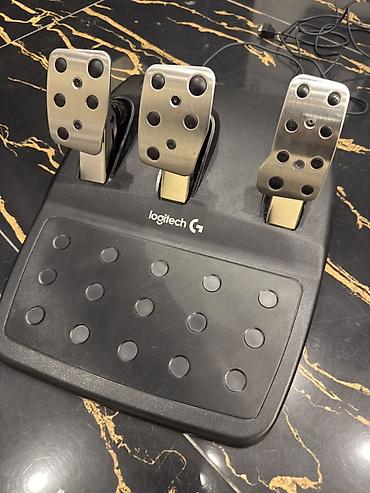 Sükanlar, rullar: Logitech G29 Driving Force sükan dəsti + pedallar + mexaniki sürət — 2