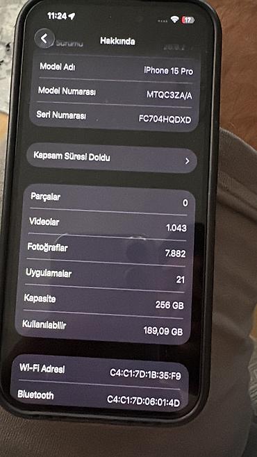 macbook air m: IPhone 15 Pro, 256 GB, Mavi, Face ID — 3
