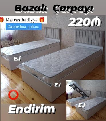 Çaydanlar: Yeni, Təknəfərlik çarpayı, Bazalı, Matras ilə
