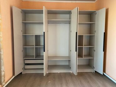 Шкафы для одежды: 6х дверный шкаф!!! Рассрочка через М+ Высота 2.20 Ширина 2.40 Глубина — 3