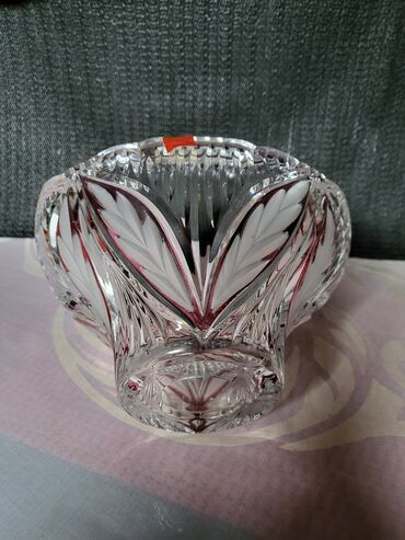 Činije: Bombinijera iz 70ih kristal,led kristal,matirani delovi,rucni rad Anna — 11