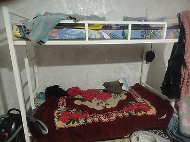 Двухъярусные кровати: Двухъярусная металлическая кровать - Прочная сварная рама из металла — 8