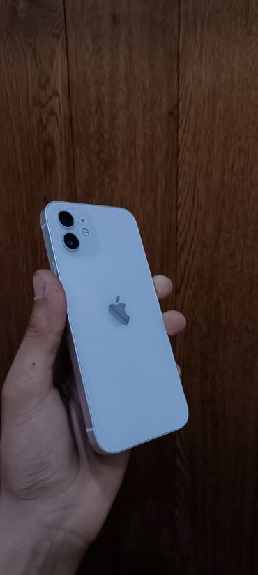 Apple iPhone: IPhone 12, 64 GB, Ağ, Zəmanət, Simsiz şarj, Face ID