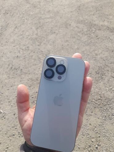 телефон 16 про макс: IPhone 16 Pro, Колдонулган, 256 ГБ, Күмүш, 100 %