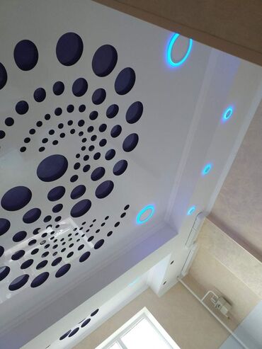 Натяжной потолок: Натяжной потолок 3D потолки, Глянцевое, Матовое Бесплатная консультация, Бесплатный замер, Гарантия — 21