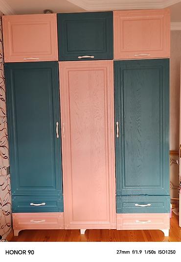 tum: Uşaq/yeniyetmə otağı üçün mebel dəsti - 3 qapılı böyük şkaf: üst — 1