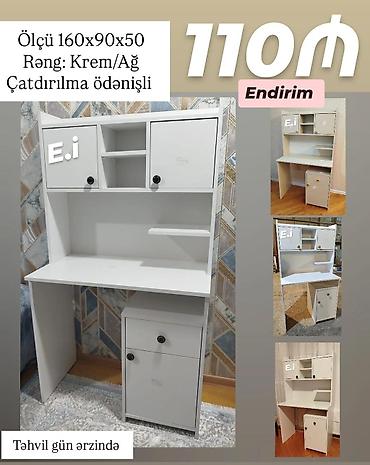 Yazı Masası 110Azn💥* ✔️Rəng Ağ/Krem ✔️ Çatdırılma ödənişli ✔️Təhvil lalafo.az -da Yazı Masası 110Azn💥* ✔️Rəng Ağ/Krem ✔️ Çatdırılma ödənişli ✔️Təhvil