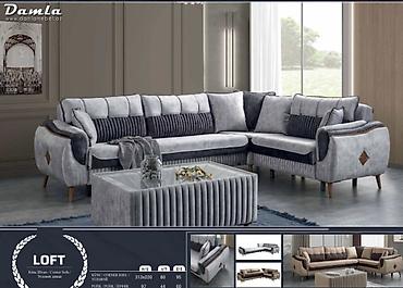 divan pulsuz: Damla Mebel – LOFT künc divanı Fabrik istehsalı mebellərin topdan — 1